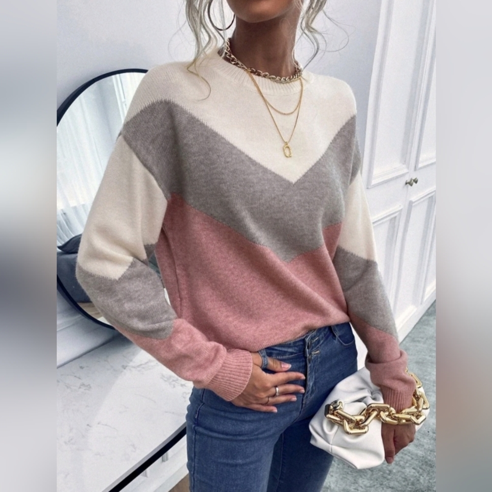 New Shein Chevron Sweater